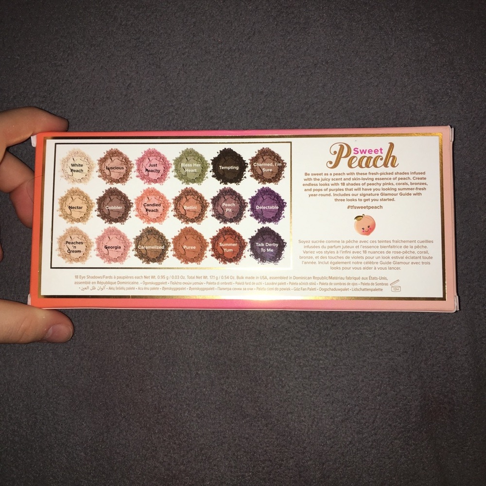BNIB NEVER SWATCHED 
TOO FACED SWEET PEACH PALETTE - Picture 2 of 4